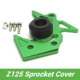For kawasaki Z125 Sprocket Cover for kawasaki Z125 Pro  Green