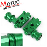 Aluminum Swingarm Spool Adapters / Mounts for Kawasaki Z125