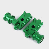 Aluminum Swingarm Spool Adapters / Mounts for Kawasaki Z125