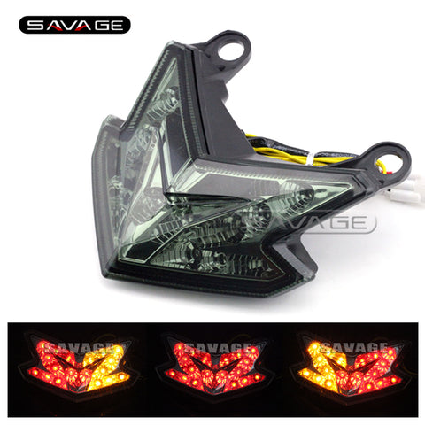 Smoked Integrated LED Tail Light for Kawasaki Z125